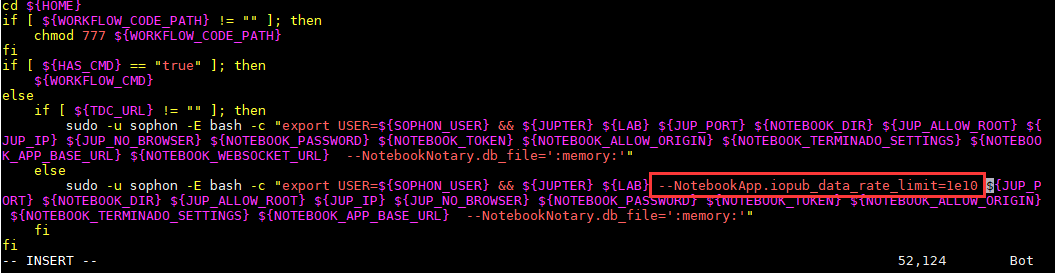 Sophon Notebook页面输出大量信息时报错：Iopub Data Rate Exceeded – 星环科技知识库